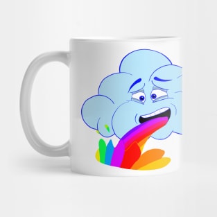 sweet cloud pukes a rainbow Mug